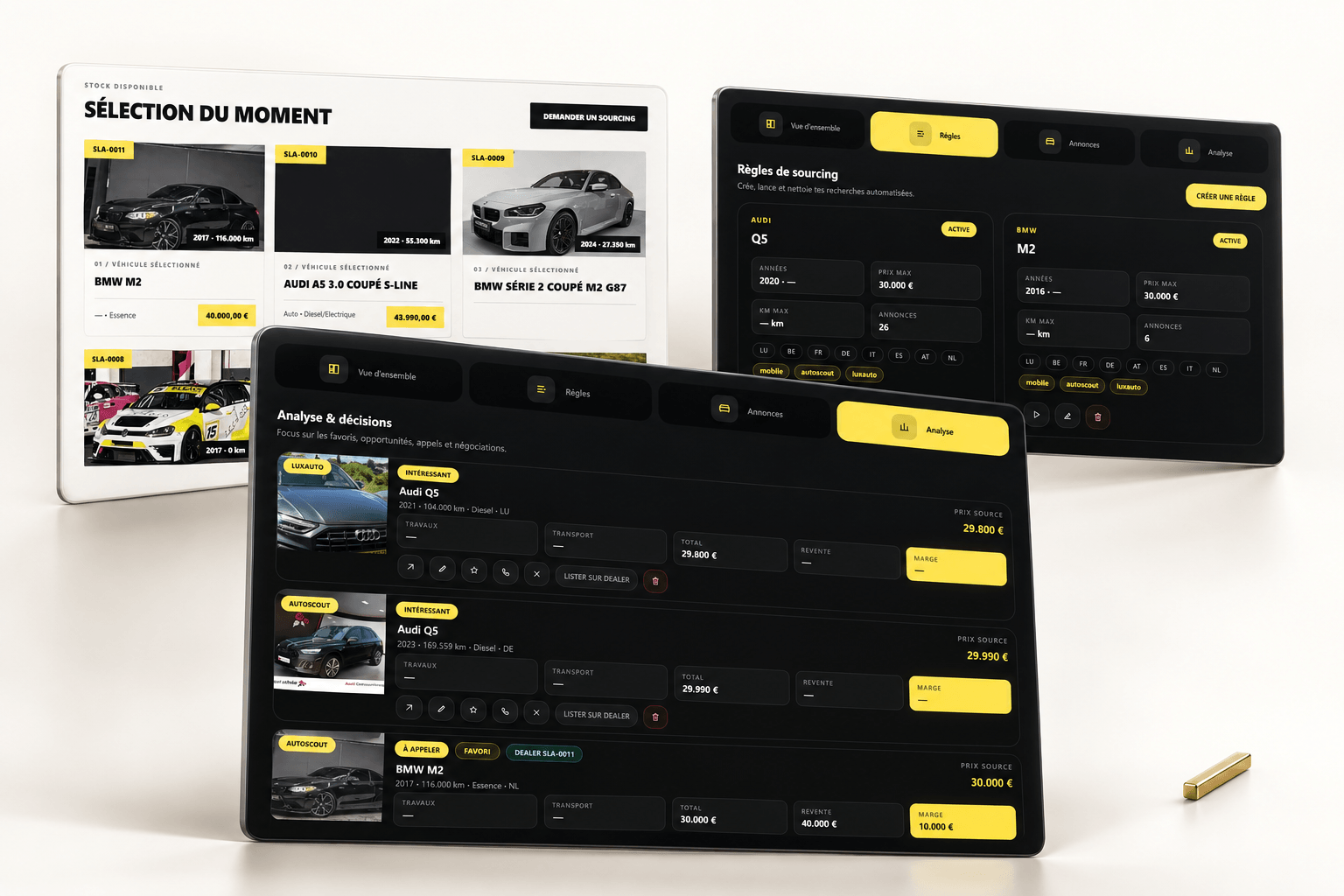 SL Sourcing: sourcing rules and listing analysis dashboard