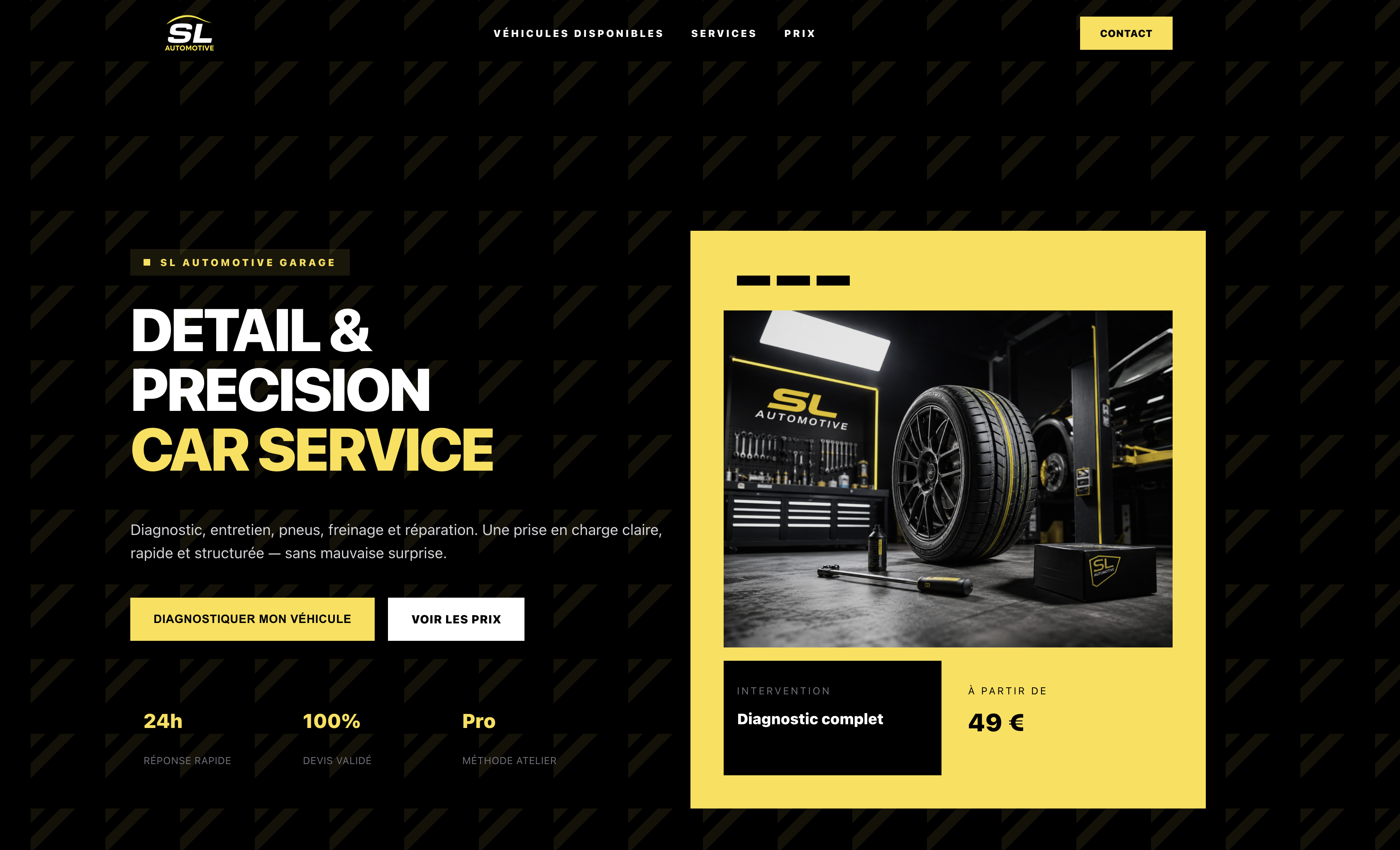 Plateforme garage SL Automotive